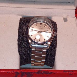 OMEGA Seamaster Aqua Terra Stainless Steel 39mm Quartz Watch 2517.3 w/ Card/box